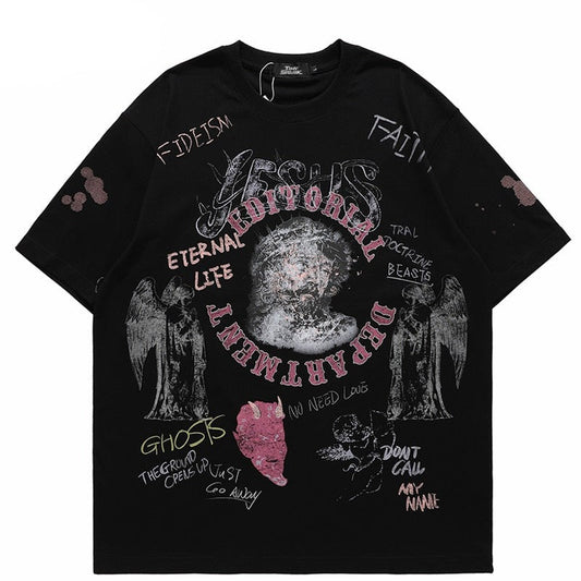 "End Of The World" Unisex Men Women Streetwear Graphic T-Shirt - Street King Apparel