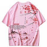 "Pink Tree" Unisex Men Women Streetwear Graphic T-Shirt - Street King Apparel