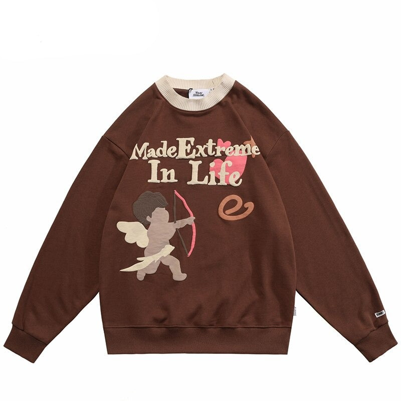 "Made In Life" Unisex Men Women Streetwear Graphic Sweater - Street King Apparel