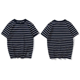 "Striped" Unisex Men Women Streetwear Graphic T-Shirt - Street King Apparel