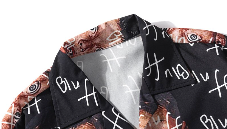 Street King Apparel "Bluff Boy" Unisex Men Women Graphic Button Up Shirt - Street King Apparel