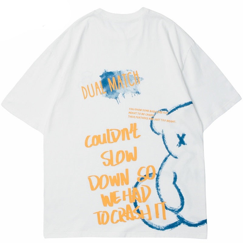 "Slow Down" Unisex Men Women Streetwear Graphic T-Shirt - Street King Apparel