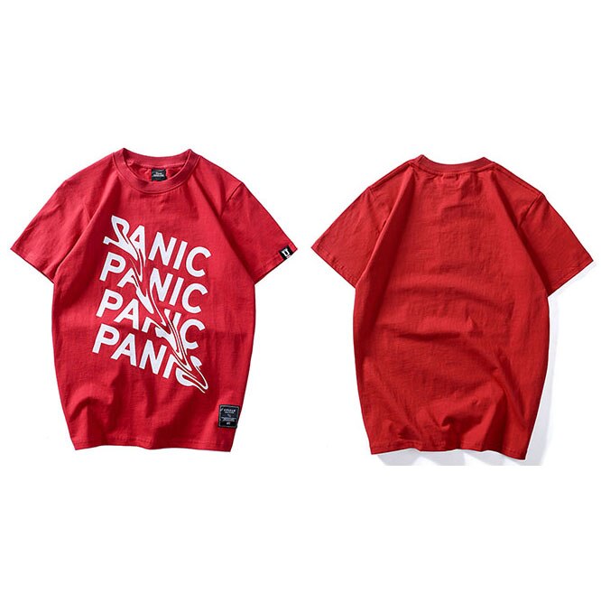 "Panic" Unisex Men Women Streetwear Graphic T-Shirt - Street King Apparel