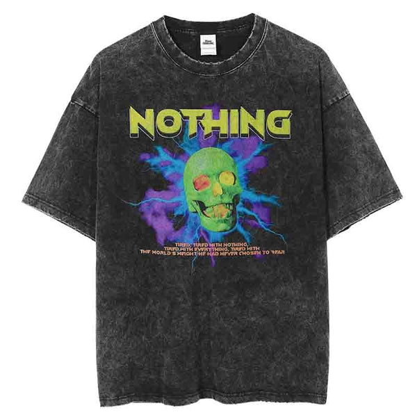 "Nothing Nowhere" Unisex Men Women Streetwear Graphic T-Shirt - Street King Apparel