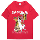 "Samurai" Men Women Streetwear Unisex Graphic T-Shirt - Street King Apparel