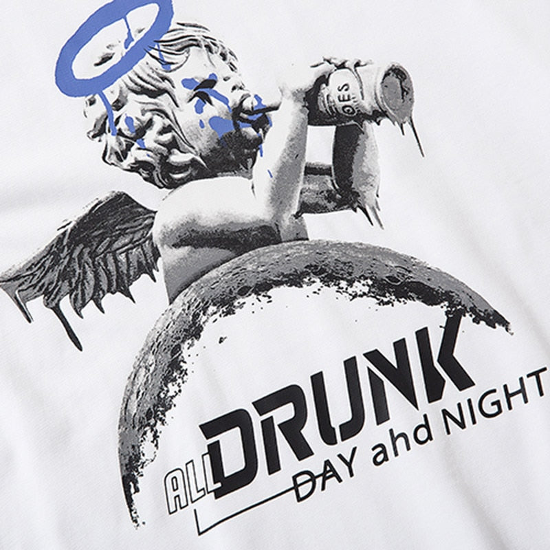 "Day & Night" Unisex Streetwear Men Women Graphic T-Shirt - Street King Apparel