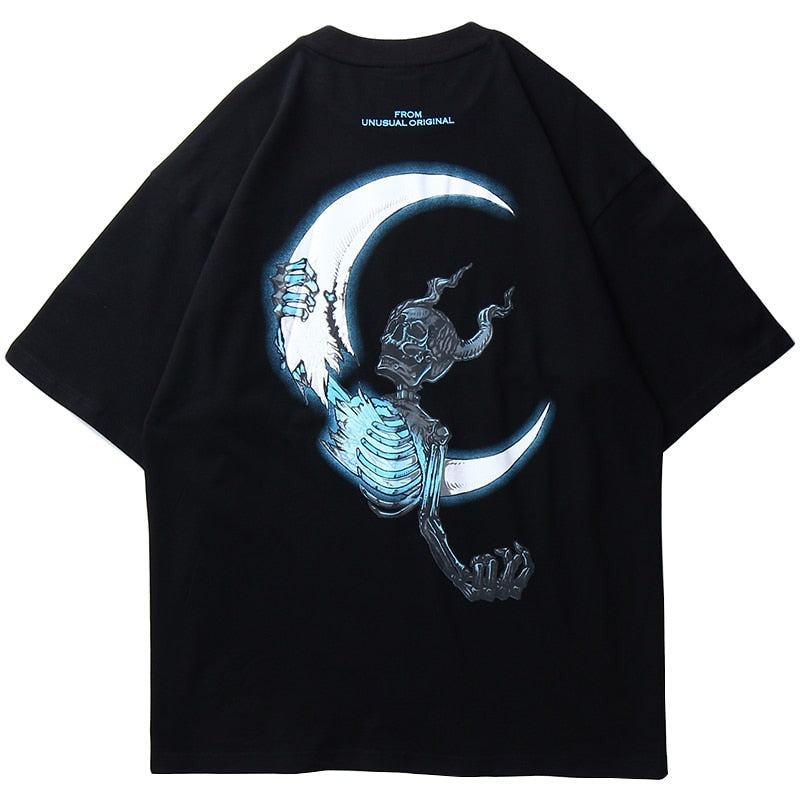 "Moon King" Unisex Men Women Streetwear Graphic T-Shirt - Street King Apparel