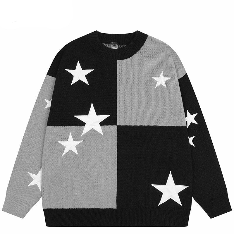 "Star Boy" Unisex Men Women Streetwear Graphic Sweater - Street King Apparel