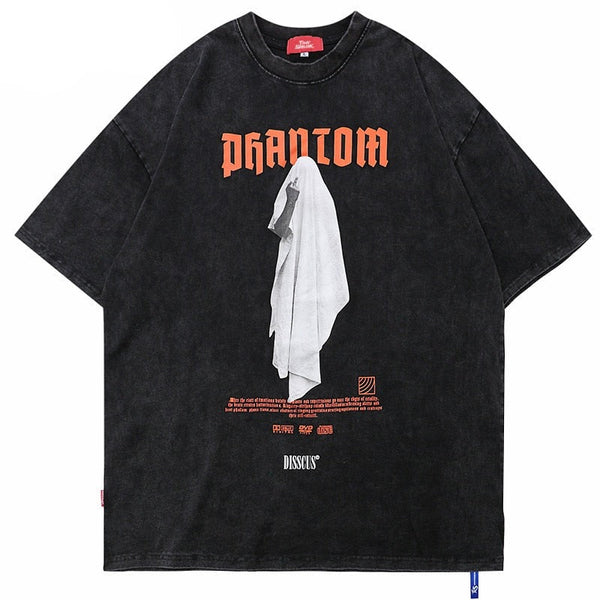 "Phantom" Unisex Men Women Streetwear Graphic T-Shirt - Street King Apparel