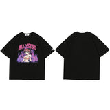 "Purple Flame" Unisex Men Women Streetwear Graphic T-Shirt - Street King Apparel