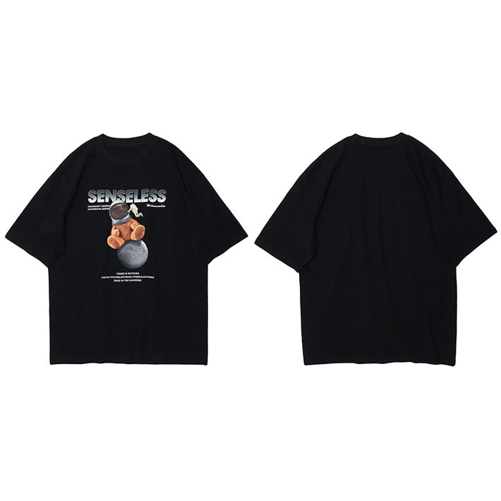 "Senseless" Unisex Men Women Streetwear Graphic T-Shirt - Street King Apparel