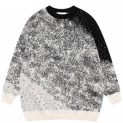 "Starry Night" Unisex Men Women Streetwear Graphic Sweater - Street King Apparel