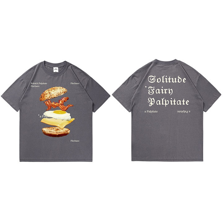 "Sandwhich" Unisex Men Women Streetwear Graphic T-Shirt - Street King Apparel