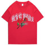 "Rose” Men Women Streetwear Unisex Graphic T-Shirt - Street King Apparel