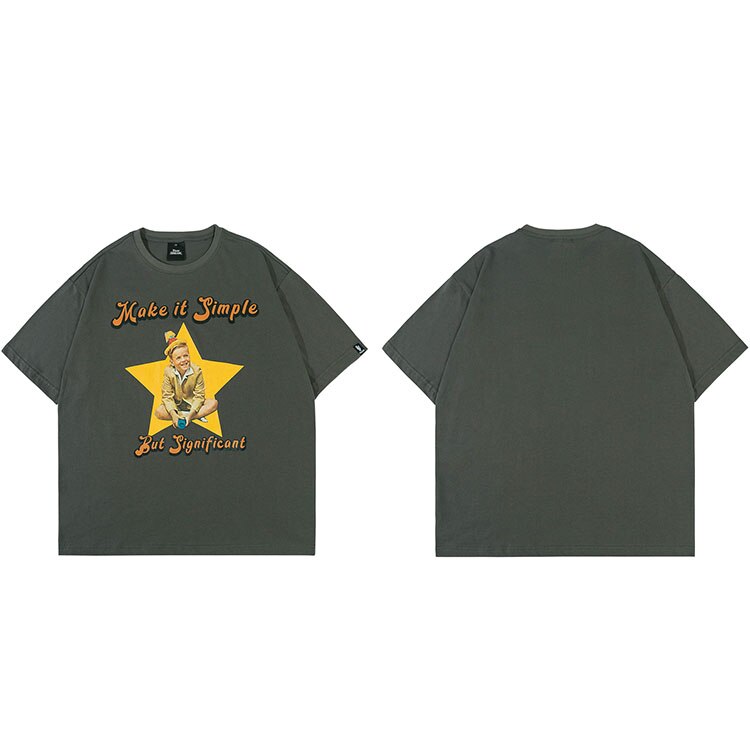 "Keep It Simple" Unisex Men Women Streetwear Graphic T-Shirt - Street King Apparel