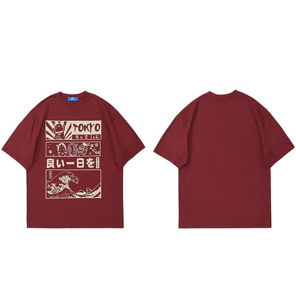 "Great Wave" Unisex Men Women Streetwear Graphic T-Shirt - Street King Apparel