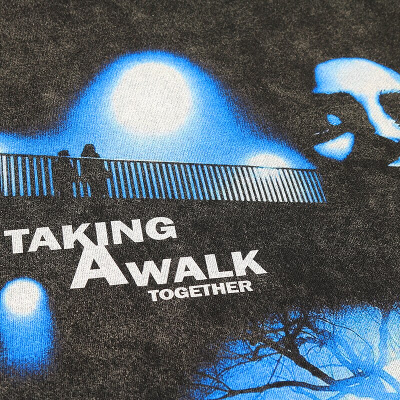 "Taking A Walk" Unisex Men Women Streetwear Graphic T-Shirt - Street King Apparel