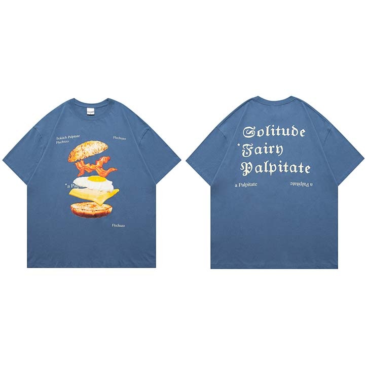 "Sandwhich" Unisex Men Women Streetwear Graphic T-Shirt - Street King Apparel