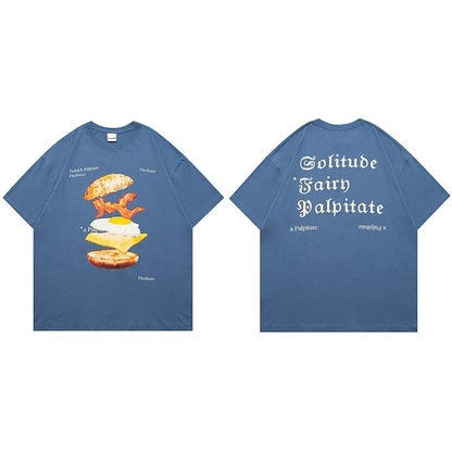 "Sandwhich" Unisex Men Women Streetwear Graphic T-Shirt - Street King Apparel