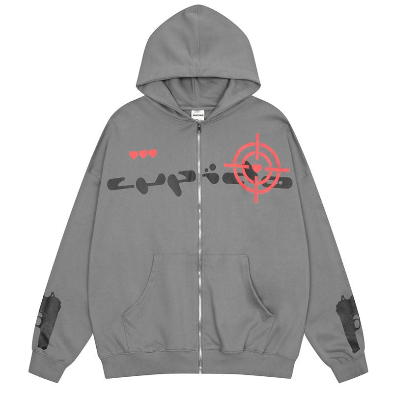 "Target Sights" Unisex Men Women Streetwear Graphic Hoodie - Street King Apparel