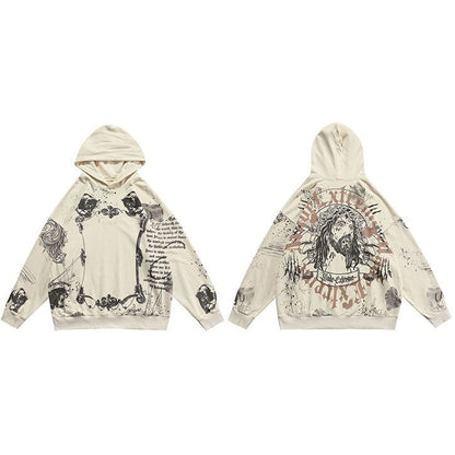 "All My Passion" Unisex Men Women Streetwear Graphic Hoodie Daulet Apparel