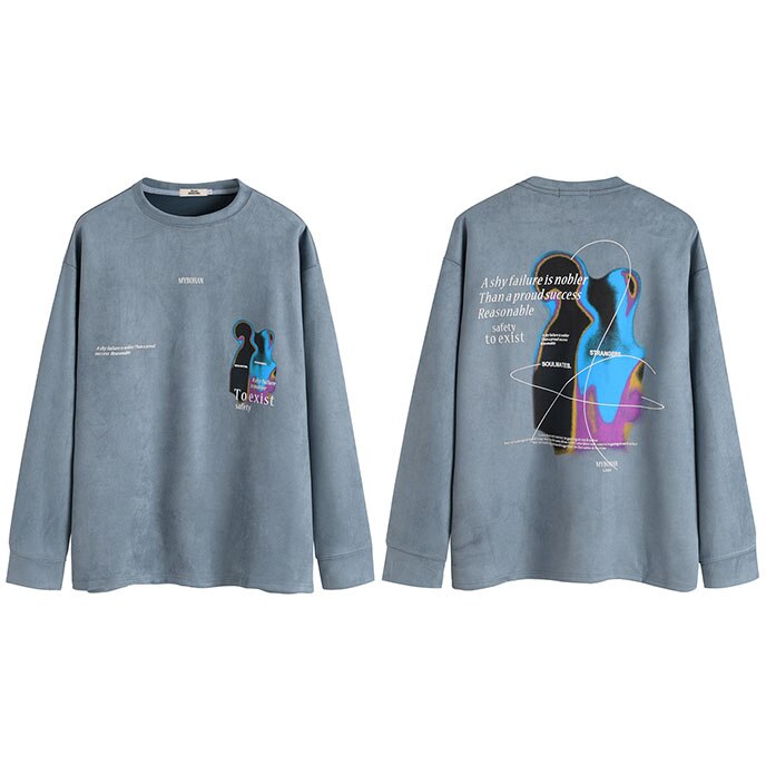 "Follow The Ghost" Unisex Men Women Streetwear Graphic Sweatshirt - Street King Apparel