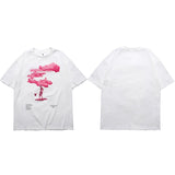 "Pink Smoke" Unisex Men Women Streetwear Graphic T-Shirt - Street King Apparel