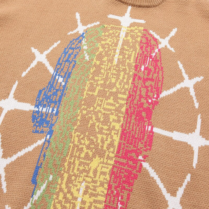Street King Apparel "Chase The Rainbow" Unisex Men Women Streetwear Graphic Sweater - Street King Apparel
