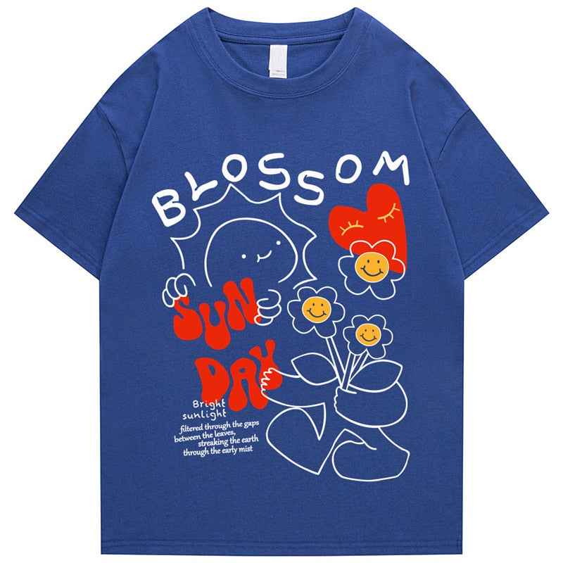 Street King Apparel "Blossom" Men Women Streetwear Unisex Graphic T-Shirt - Street King Apparel