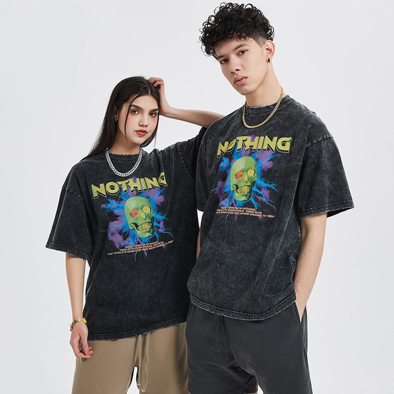 "Nothing Nowhere" Unisex Men Women Streetwear Graphic T-Shirt - Street King Apparel