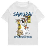 "Samurai" Men Women Streetwear Unisex Graphic T-Shirt - Street King Apparel