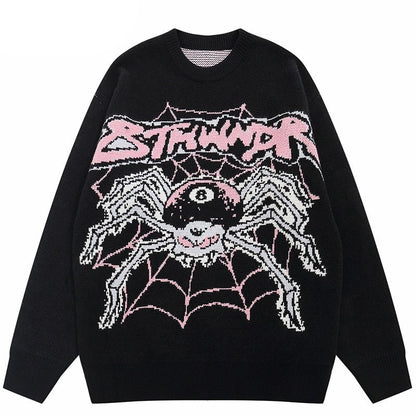 "Eight Legs" Unisex Men Women Streetwear Graphic Sweater - Street King Apparel