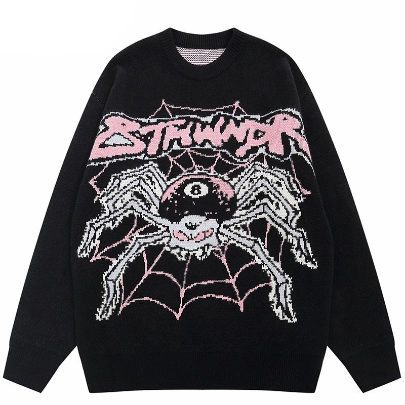 "Eight Legs" Unisex Men Women Streetwear Graphic Sweater - Street King Apparel