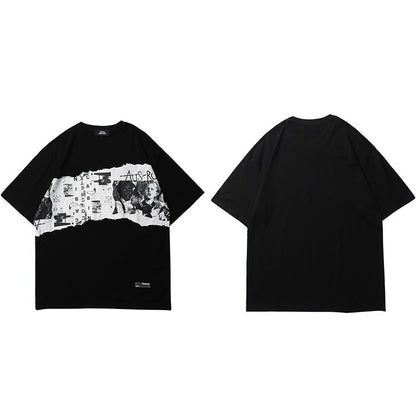 "Straight Face" Unisex Men Women Streetwear Graphic T-Shirt - Street King Apparel