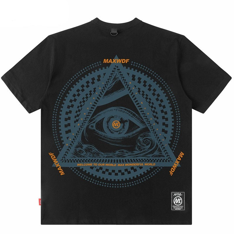 "Secret Eye" Unisex Men Women Streetwear Graphic T-Shirt - Street King Apparel