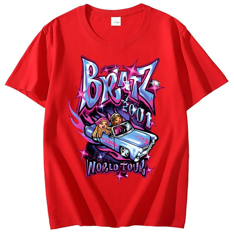 Street King Apparel "Bratz For Real" Unisex Men Women Streetwear Graphic T-Shirt - Street King Apparel