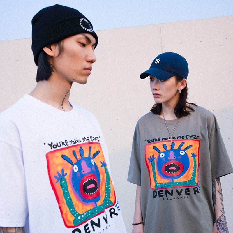 "Denver" Unisex Men Women Streetwear Graphic T-Shirt - Street King Apparel