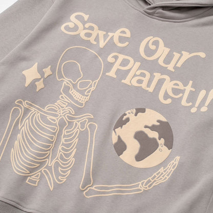 "Save Our Planet" Unisex Men Women Streetwear Graphic Hoodie - Street King Apparel