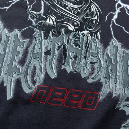 "Grey Dragon" Unisex Men Women Streetwear Graphic T-Shirt - Street King Apparel