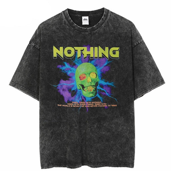 "Nothing Nowhere" Unisex Men Women Streetwear Graphic T-Shirt - Street King Apparel