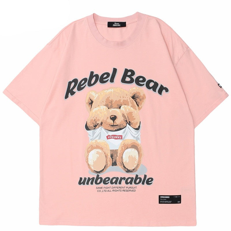 "Unbearable" Unisex Men Women Streetwear Graphic T-Shirt - Street King Apparel