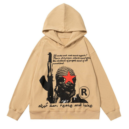 "Army Of One" Unisex Men Women Streetwear Graphic Hoodie Daulet Apparel