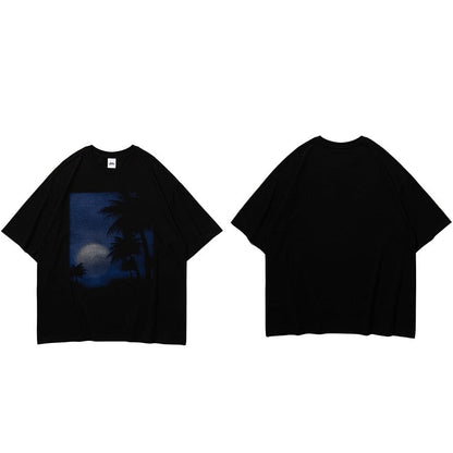 "Midnight Swim" Unisex Men Women Streetwear Graphic T-Shirt - Street King Apparel