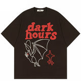 "Dark Hours" Unisex Men Women Streetwear Graphic T-Shirt - Street King Apparel
