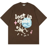 "Lost In Space" Unisex Men Women Streetwear Graphic T-Shirt - Street King Apparel