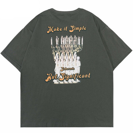 Street King Apparel "Birthday Cake" Unisex Men Women Streetwear Graphic T-Shirt - Street King Apparel