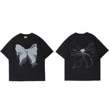 Street King Apparel "Bowknot Butterfly" Unisex Men Women Streetwear Graphic T-Shirt - Street King Apparel