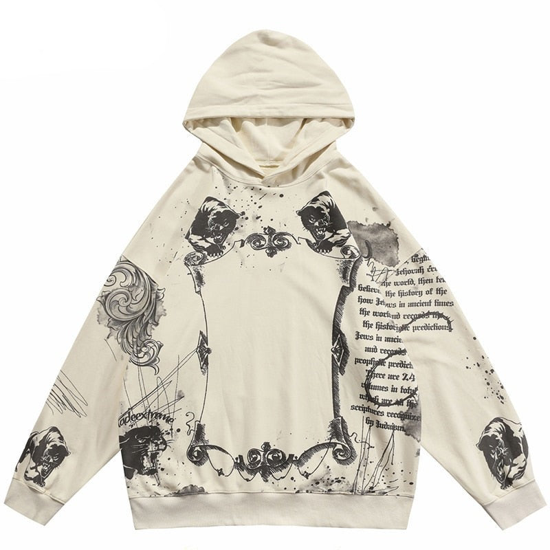 "All My Passion" Unisex Men Women Streetwear Graphic Hoodie Daulet Apparel