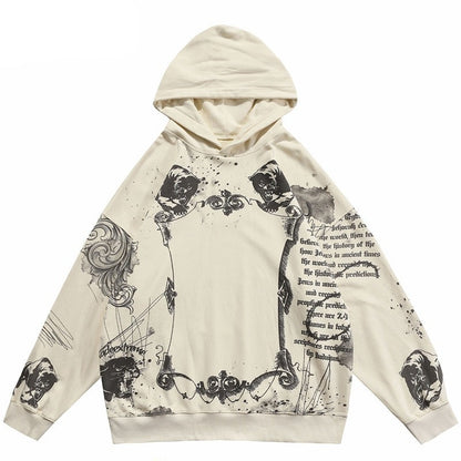 "All My Passion" Unisex Men Women Streetwear Graphic Hoodie Daulet Apparel