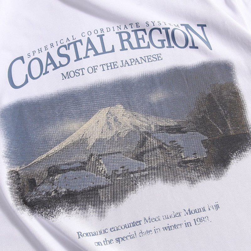 "Mountain Top" Unisex Men Women Streetwear Graphic T-Shirt - Street King Apparel